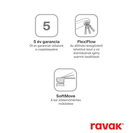 10° Free álló mosdócsaptelep leeresztő nélkül TD F 012.00CR, króm