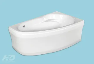 Kitty aszimmetrikus kád 150x95 jobbos