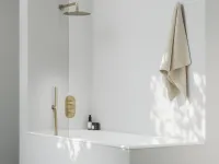 Espirit falba süllyesztett csaptelep, háromutas, belső egység nélkül ES 068.60GLB.O3.RB07F, Gold Brushed