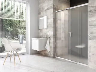 Blix BLDP4-200 zuhanyajtó krómhatású+grape *