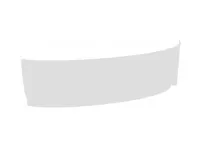 Rosa II előlap 'A' bal 150 cm akrilkádhoz (hófehér)