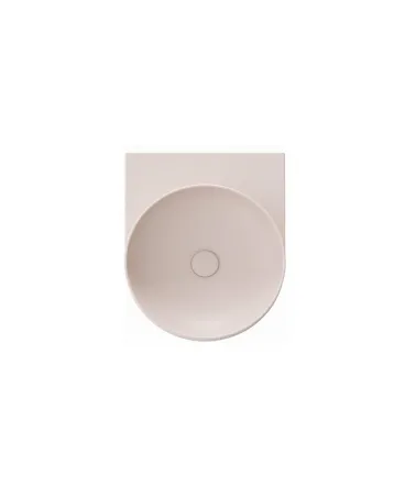 Yard 40 kerámiamosdó Alabaster Pink, túlfolyó furat nélkül