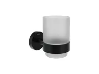 Kona KN 210.20BLM pohártartó üvegpohárral, matt fekete