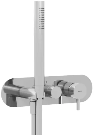 Espirit falba süllyesztett csaptelep szettel, háromutas, belső egység nélkül ES 068.00CR.O3.RB07D.+S, Chrome