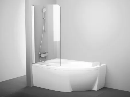 Rosa CVSK1 140/150 bal kádparaván fehér+transparent