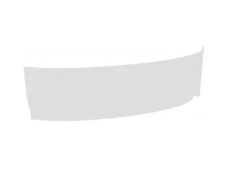Rosa II előlap 'A' bal 170 cm akrilkádhoz (hófehér)