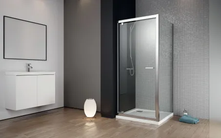 Twist DW+S szögletes zuhanykabin 90x90 átlátszó