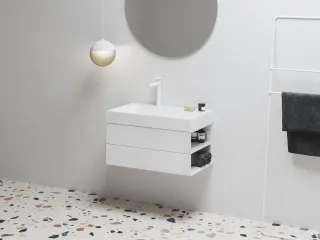 SD Lite 80 J fürdőszobai szekrény mosdó alá fehér