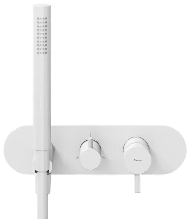 Espirit falba süllyesztett csaptelep szettel, háromutas, belső egység nélkül ES 068.10WV.O3.RB07D.+S, White Velvet