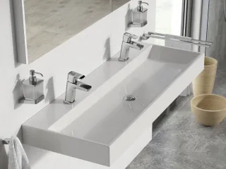 Natural Duo 120 duplamosdó fehér, nyílással