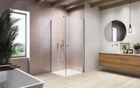 Eos KDJ I szögletes zuhanykabin 100x100 átlátszó balos