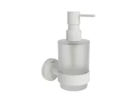 Kona KN 231.10WHM szappanadagoló-tartó adagolóval, matt fehér