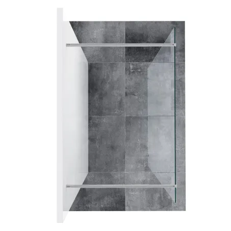 Walk-In Free Szett 130, zuhanykabin krómhatású+transparent