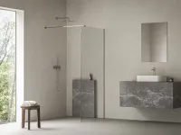 Walk-In Air Wall 90 zuhanykabin krómhatású+transparent