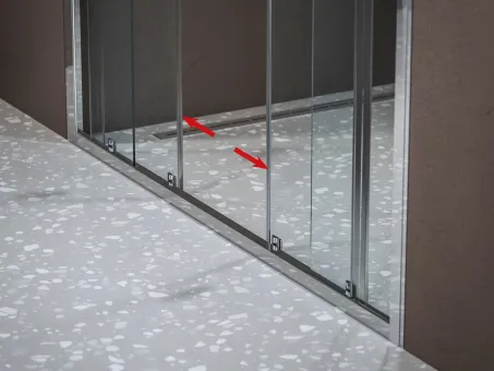 Blix II NBLDP4 170 zuhanyajtó krómhatású+transparent