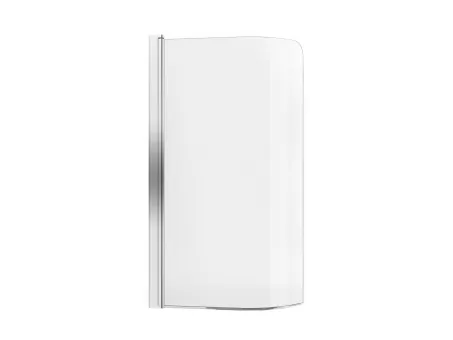 Rosa CVSK1 140/150 bal kádparaván  krómhatású+transparent