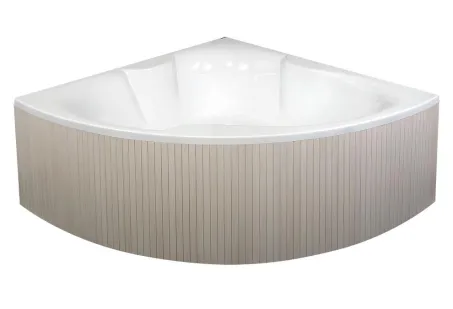 Trópusi fa előlap sarok és aszimmetrikus kádakhoz barna