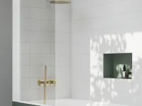 Espirit falba süllyesztett csaptelep szettel, háromutas, belső egység nélkül ES 068.60GLB.O3.RB07D.+S, Gold Brushed