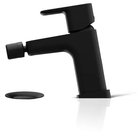 10° Free bidécsaptelep leeresztővel ClickClack TD F 055.20BL, fekete