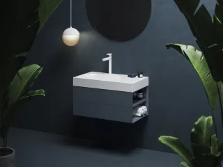 SD Lite 80 J fürdőszobai szekrény mosdó alá Deepsea Blue