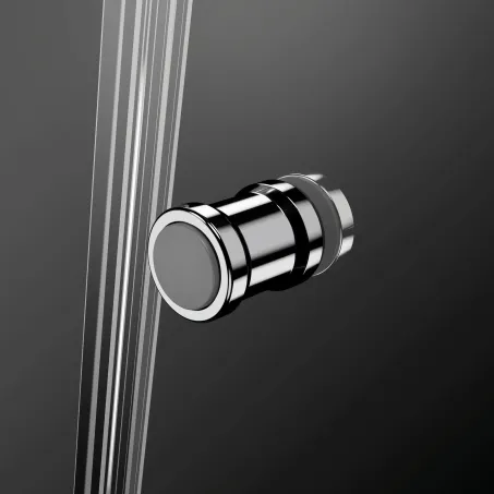 Kiegészítő fogantyú csuklós ajtóhoz króm