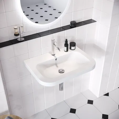 Espirit álló mosdócsaptelep BeCool 190 mm leeresztő nélkül ES 012.01CR, Chrome