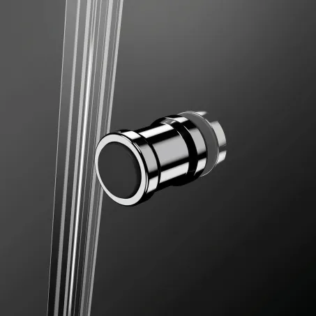 Kiegészítő fogantyú csuklós ajtóhoz króm