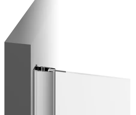 Blix BLPS-80 fix oldalfal krómhatású+transparent