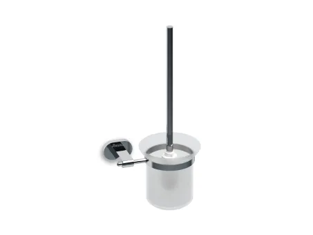 Chrome fali WC kefe tartó (üveg) CR 410.00CR, króm