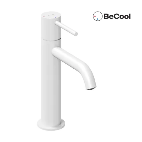 Espirit álló mosdócsaptelep BeCool 190 mm leeresztő nélkül ES 012.11WV, White Velvet