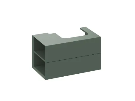 SD Lite 80 B fürdőszobai szekrény mosdó alá Grey Green