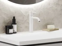 Espirit álló mosdócsaptelep BeCool 190 mm leeresztő nélkül ES 012.11WV, White Velvet