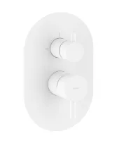 Espirit falba süllyesztett csaptelep, kétutas, belső egység nélkül ES 065.10WV.O2.RB07E, White Velvet