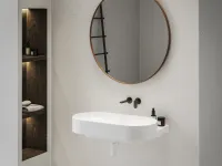 Eleganta falba süllyesztett mosdócsaptelep belső egység nélkül EL 019.20GB.O1.RB07B, Graphite Brushed