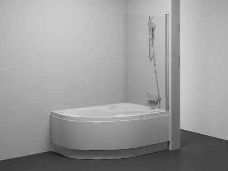 Rosa CVSK1 160/170 jobb kádparaván krómhatású+transparent