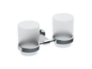 Chrome dupla pohártartó (üveg) CR 220.00CR, króm