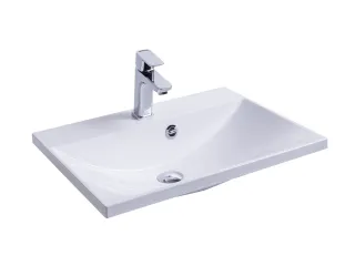 Flat 60 mosdó fehér, nyílással