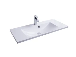 Flat 90 mosdó fehér, nyílással