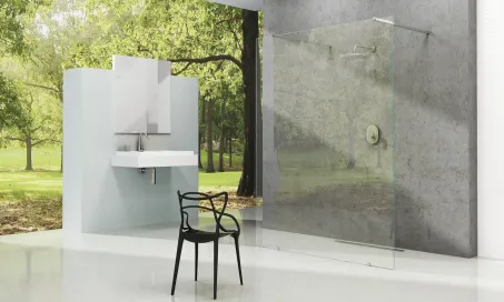 Walk-In Free Szett 150, zuhanykabin krómhatású+transparent