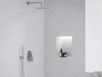 Eleganta falba süllyesztet csaptelep, automatikus, kétutas, belső egységgel EL 061.00CR.O2, Chrome