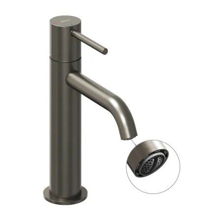 Espirit álló mosdócsaptelep BeCool 190 mm leeresztő nélkül ES 012.21GB, Graphite Brushed