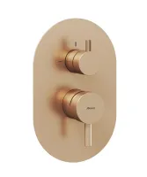 Espirit falba süllyesztett csaptelep, kétutas, belső egység nélkül ES 065.60RGB.O2.RB07E, Rose Gold Brushed