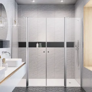 Eos DWD II zuhanyajtó 130 átlátszó