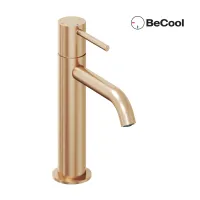 Espirit álló mosdócsaptelep BeCool 190 mm leeresztő nélkül ES 012.61RGB, Rose Gold Brushed