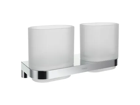Chrome CR II 220.00CR pohártartó üvegpoharakkal, króm