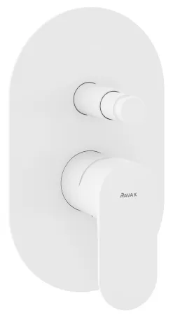 Eleganta falba süllyesztet csaptelep, automatikus, kétutas, belső egységgel EL 061.10WV.O2, White Velvet