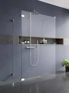Euphoria Walk-in VI zuhanyfal 80x90 átlátszó