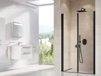 Chrome CSDL2-110 zuhanyajtó fekete+transparent