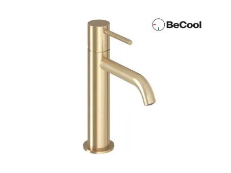 Espirit álló mosdócsaptelep BeCool 190 mm leeresztő nélkül ES 012.61GLB, Gold Brushed