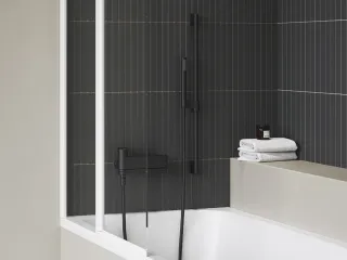 Chrome II kádcsaptelep szett nélkül CR II 022.20BL, fekete